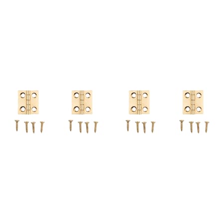 National Hardware National Hardware 3/4 in. L Solid Brass Door Hinge 4 pk N211-276